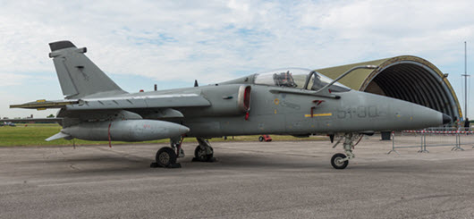 An A-11B Ghibli on static display in Istrana AFB An A-11B Ghibli on static display in Istrana AFB